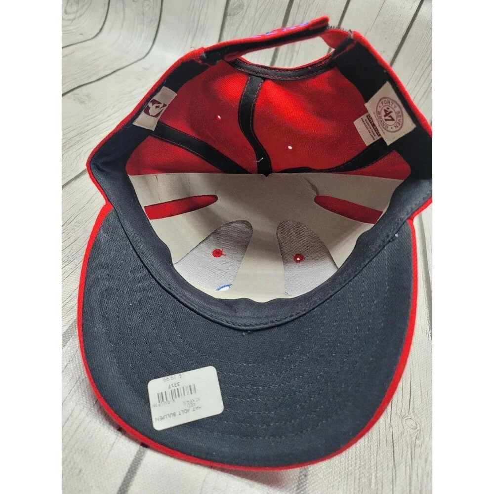 Philadelphia 76ers Hat Cap Red NBA Basketball 47 Brand OSFA Wool New
